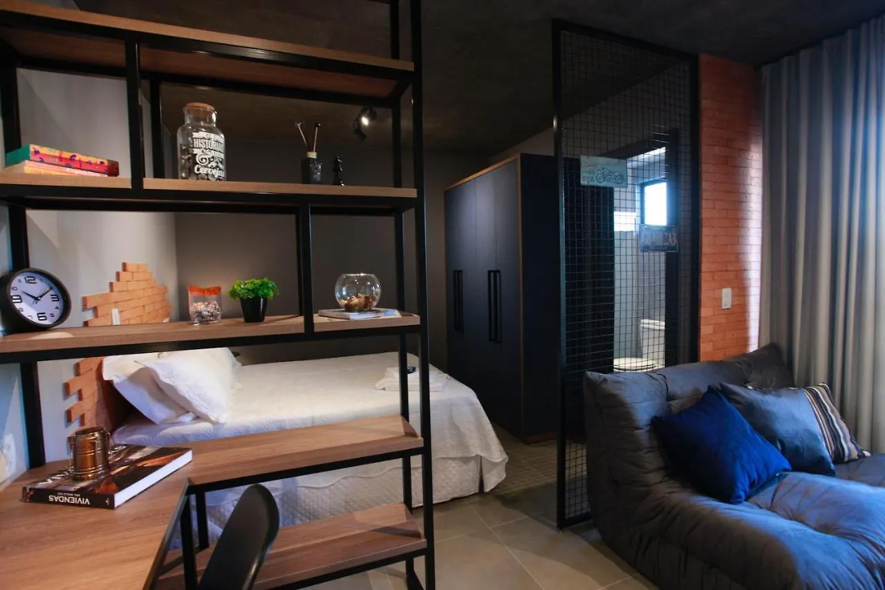 Apartamento VKhaus Loft 602 em Blumenau próximo da Vila Germânica, FURB e centro